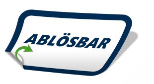 Ablösbare Aufkleber