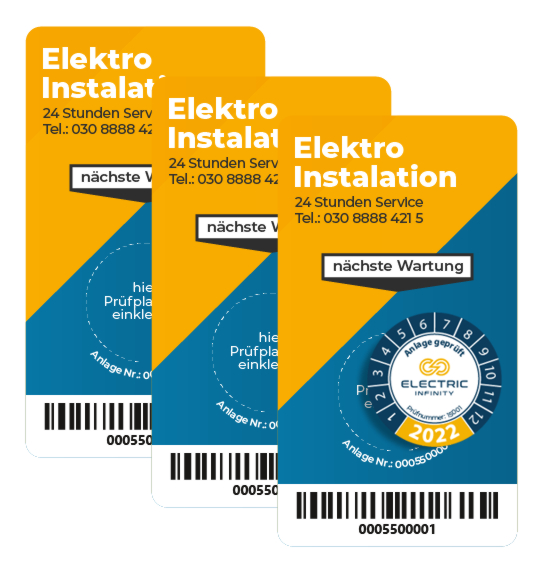 Fortlaufende Nummer mit Barcode