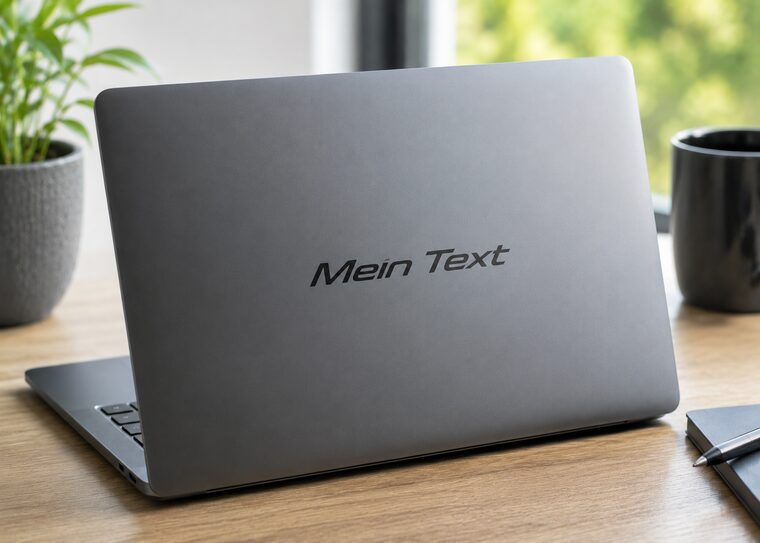 Schriftzug-Aufkleber mit Wunschtext aus Folie