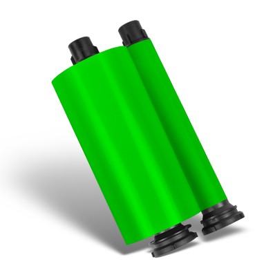 Harzband grün Thermotransferdruck