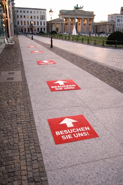 Eventaufkleber und Messesticker