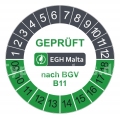 Grundplaketten, Pr&uuml;fplaketten, Pr&uuml;faufkleber, Siegel & Wartungsaufkleber