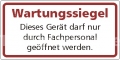 Grundplaketten, Pr&uuml;fplaketten, Pr&uuml;faufkleber, Siegel & Wartungsaufkleber