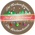 Weihnachtsaufkleber - Auf Wunsch mit Logo oder individuellem Text