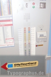 Beschriftung Automat