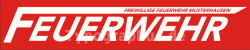 Feuerwehr Aufkleber personalisiert