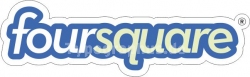 Foursquare Aufkleber