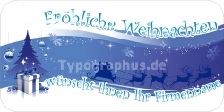 Geschenkaufkleber abgerundete Ecken