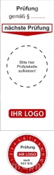 Grundplakette mit Pr&uuml;fplakette