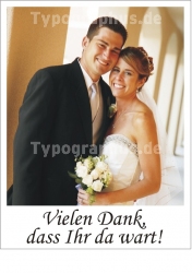 Hochzeitsaufkleber Andenken