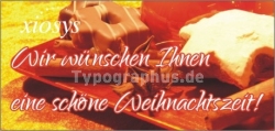 Weihnachtsgru&szlig; mit Logo