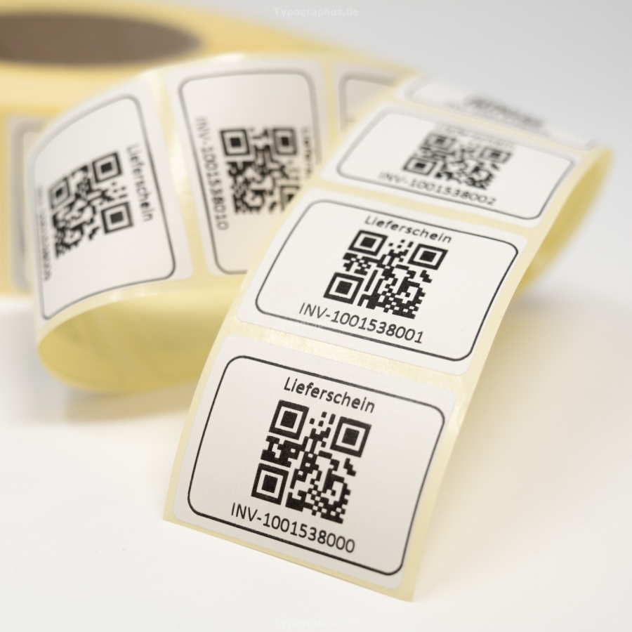 QR Code Aufkleber