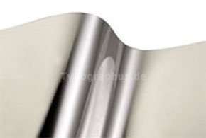 Aufkleber Metall-Effekt-Folie Chrom Silber