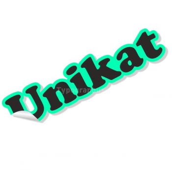 Aufkleber mit Wunschtext