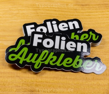 Beispiel geplottete Aufkleber auf PVC