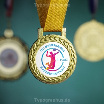 Medaillen Aufkleber online rund
